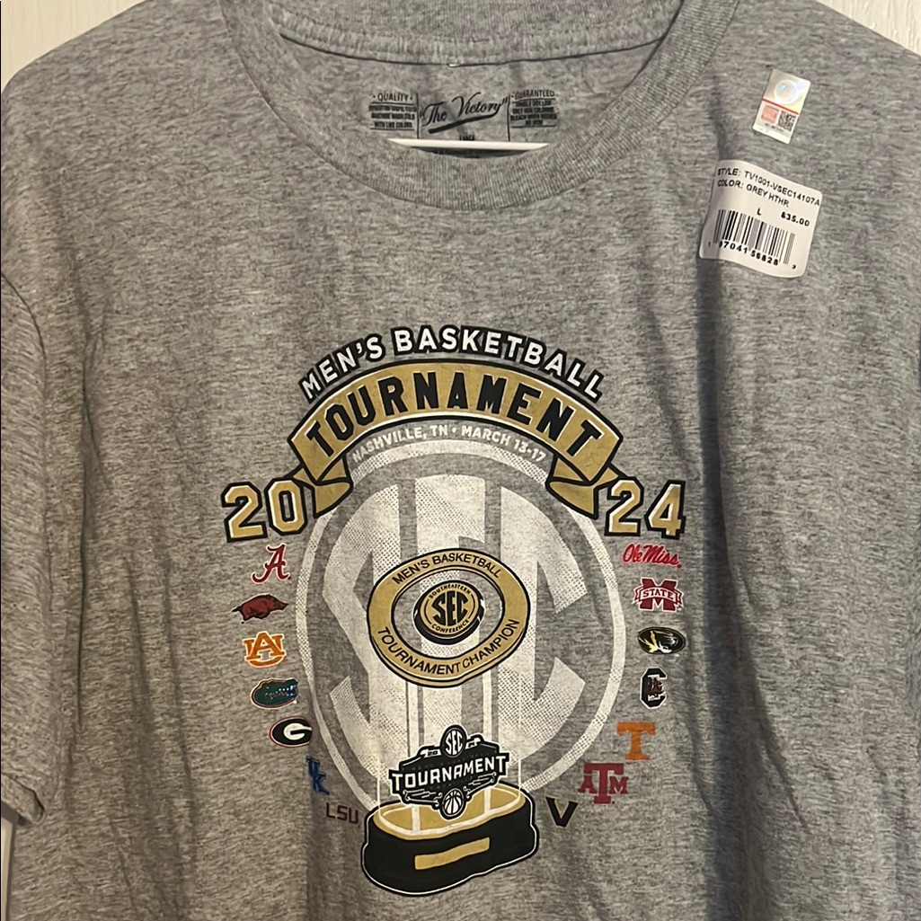 Gray Mens Sec Basketball Tournament TShirt